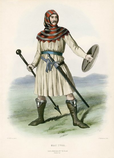 Mac Ivor, aus Die Clans der schottischen Highlands, veröffentlicht 1845 von Robert Ronald McIan